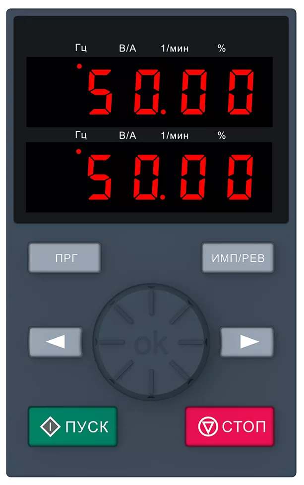 Выносная двустрочная панель оператора ЛПО2 [M01]