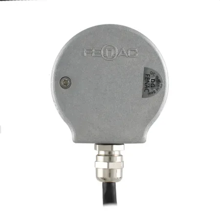 Инкрементальный программируемый энкодер D=58мм, выступающий вал 6мм, сервофланец, 3000 имп/об, 5…30VDC, выход TTL/HT