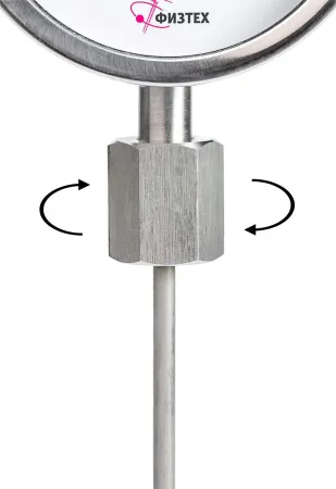 Термометры биметаллические коррозионностойкие ТБф-225 с возможностью гидрозаполнения (Диаметр: 80 мм, 100 мм, 160 мм)
