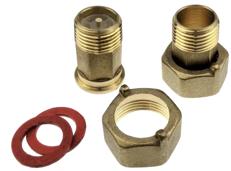 Комплект присоединителей Ду15 (со вст.обр. клапаном)