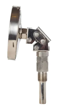 Термометры биметаллические коррозионностойкие ТБф-221 с возможностью гидрозаполнения (Диаметр: 80 мм, 100 мм, 160 мм)