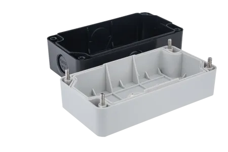 Корпус пластиковый, 3 места, серый